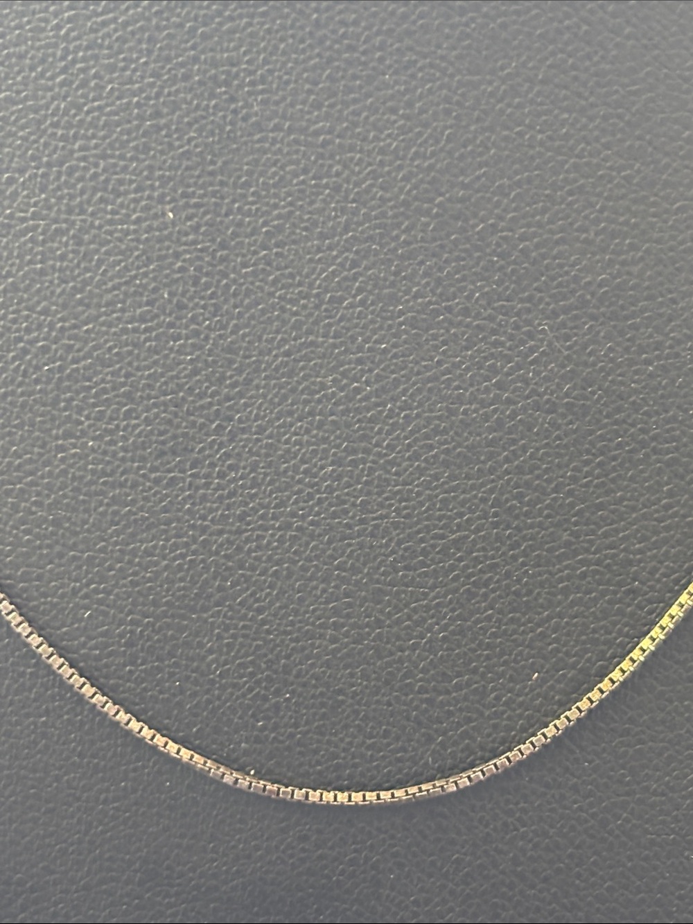 .925 Sterling Real Silver Boxchain Box Chain Link Necklace 18” Fine Jewelry vtg - Picture 4 of 12